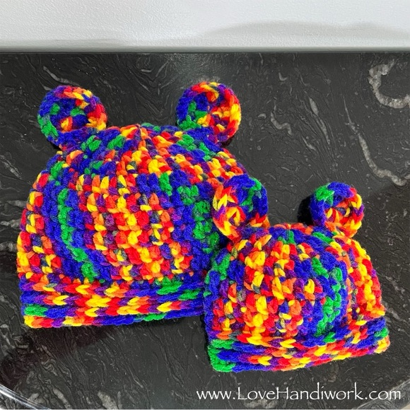 NEW Rainbow Baby Bear Beanies:
• Rainbow - Montana - Picture 3 of 7